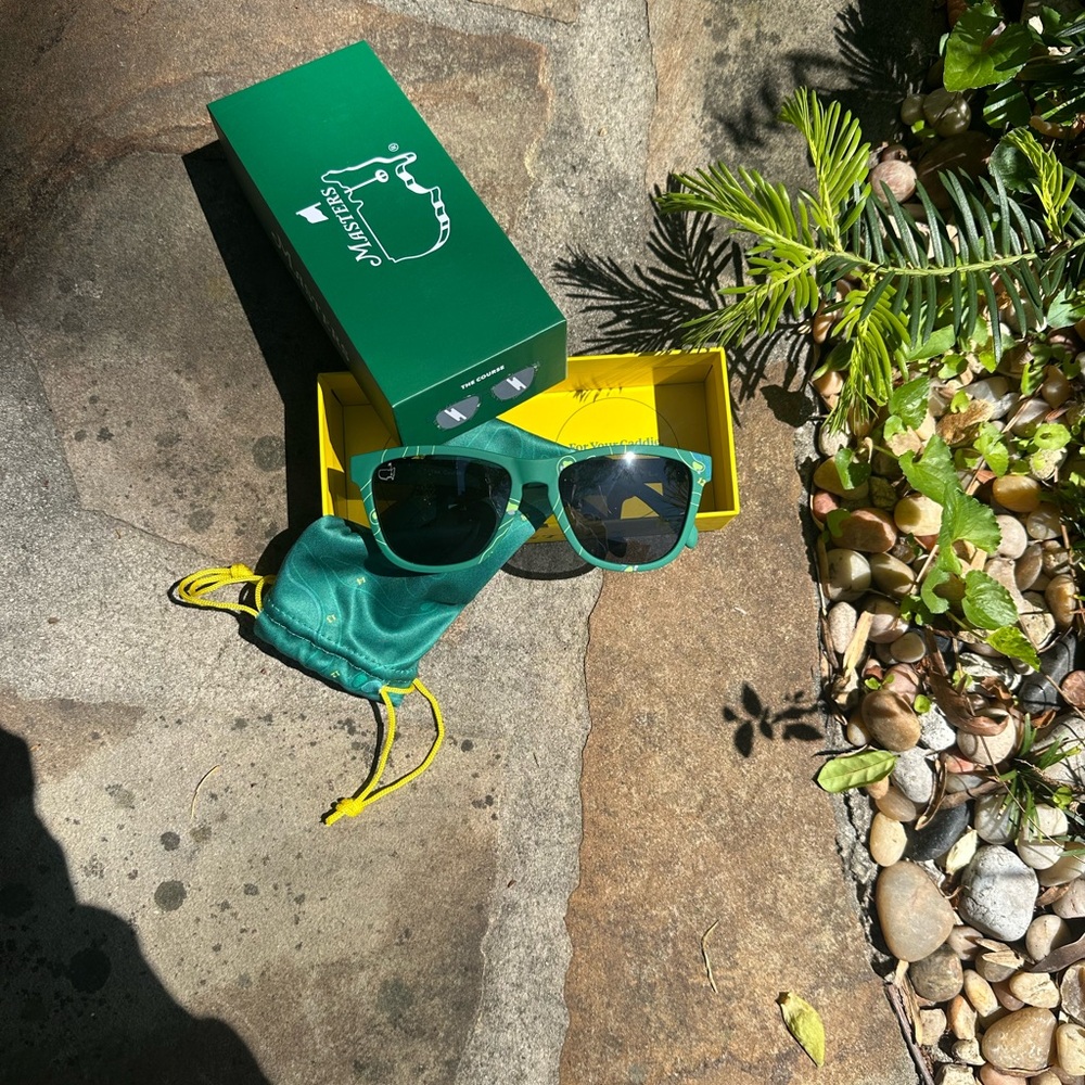 Masters Green Sunglasses with Case